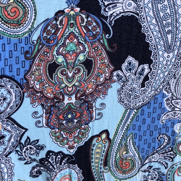 SOMA Cool & Comfy Paisley Print Nightgown Pajamas - Picture 3 of 4